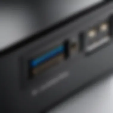 Connection ports on a PC