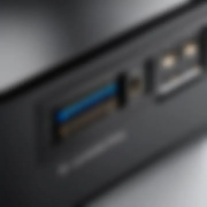 Connection ports on a PC