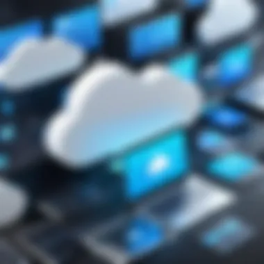 Cloud Storage Integration with File Manager Illustration of cloud storage integration with a file manager app