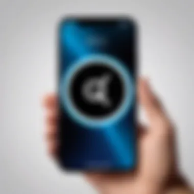 Troubleshooting the Blinking Logo Issue User troubleshooting an iPhone X with a blinking logo