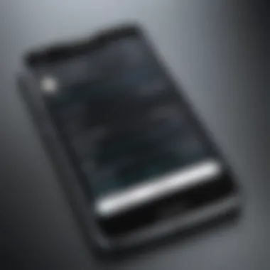 Motorola Software Update Interface Motorola software update interface on a smartphone