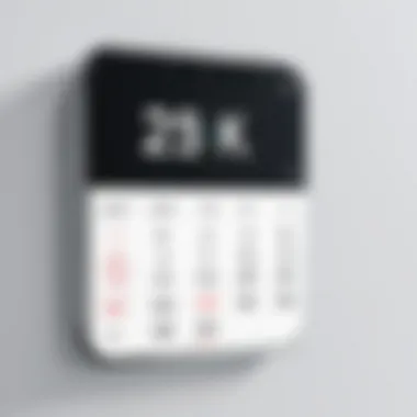 Important Communication Dates on Calendar A calendar marked with important communication dates