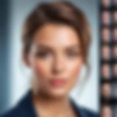 Enhancing Portraits with Blur Creative blur background enhancing a portrait