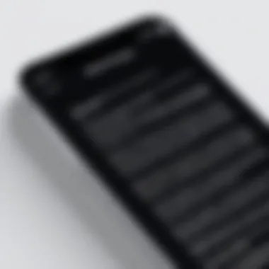 Strikethrough Text Example Visual representation of strikethrough text on iPhone