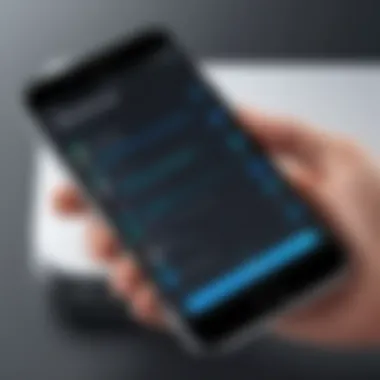 Exploring iPhone Clipboard Features Illustration of clipboard functionality on iPhone