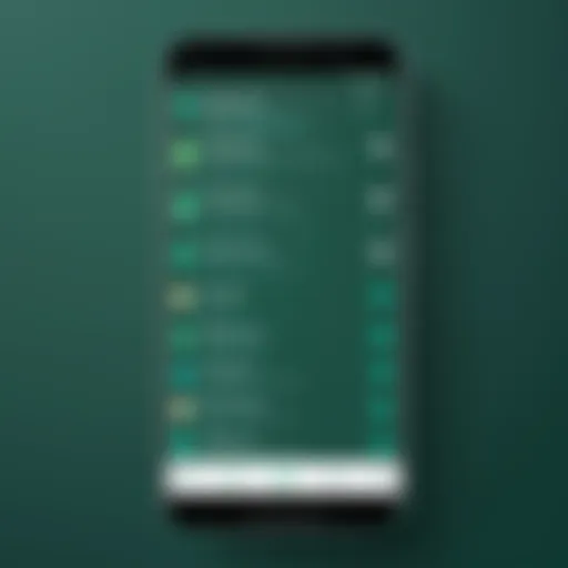 Overview of WhatsApp Menu Layout