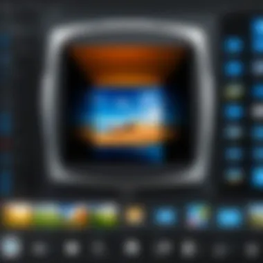 Windows Camera Software User Interface User interface of Windows Camera software showcasing various features