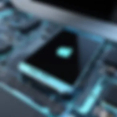 Integration of Computer and Smartphone Illustration of computer and smartphone integration