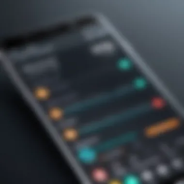 Exploring Fake Number Apps A smartphone displaying a fake number application interface