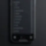 A close-up view of the ruler feature on an iPhone screen